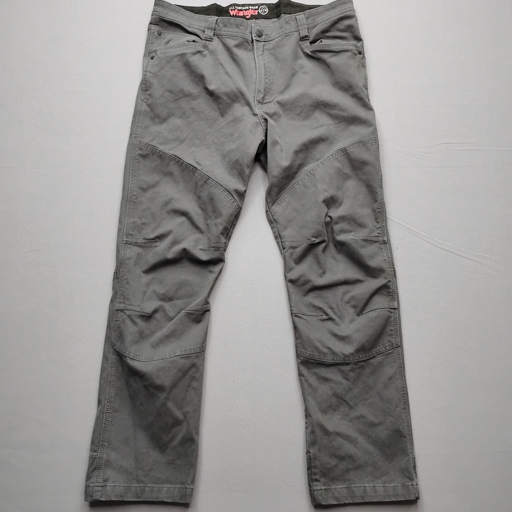 Wrangler ATG All Terrain Gear Mens Gray Outdoor Utility Pants 38x30 10NS857GY